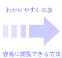 わかりやすく公表・容易に閲覧できる方法