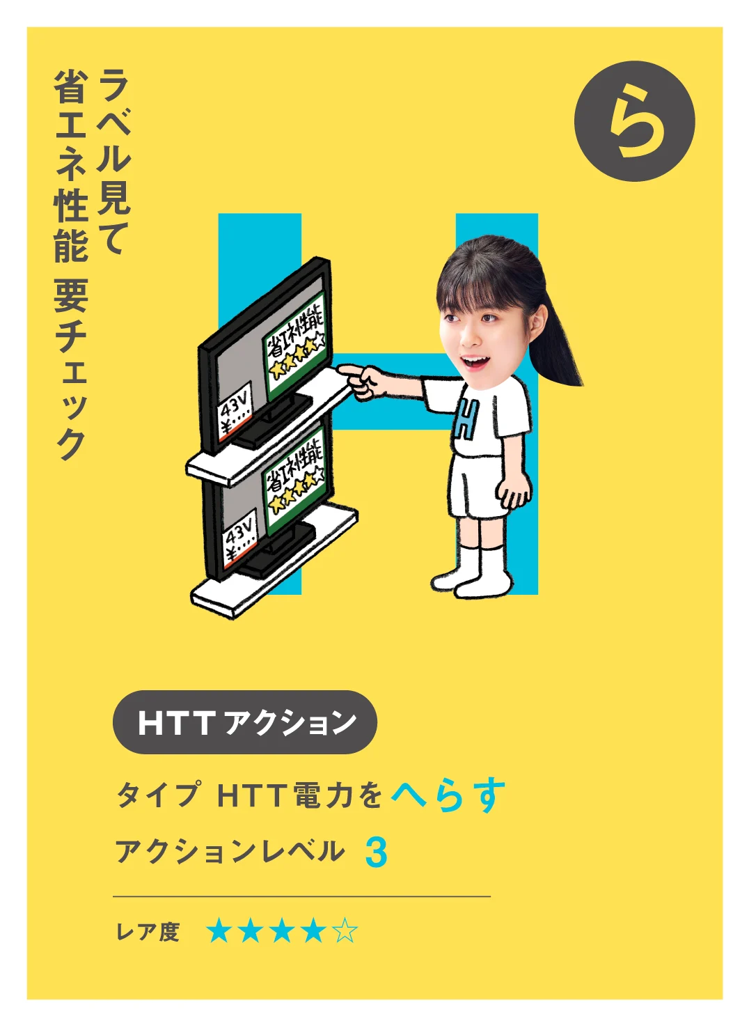 ら ラベル見て 省エネ性能 要チェック