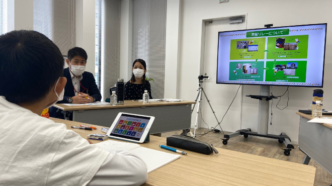 ＜「東京クールホーム・ビンゴ」高得点者対象＞「企業の『これから』を企業のひととディスカッション！」に参加し、環境対策の勉強やアイディアを提案しました！