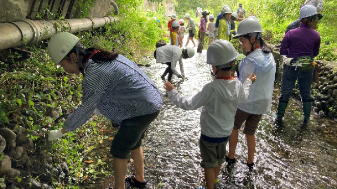 湧水の豊かな自然を守ろう！大人気「里山へGO！」へ親子でご招待しました！