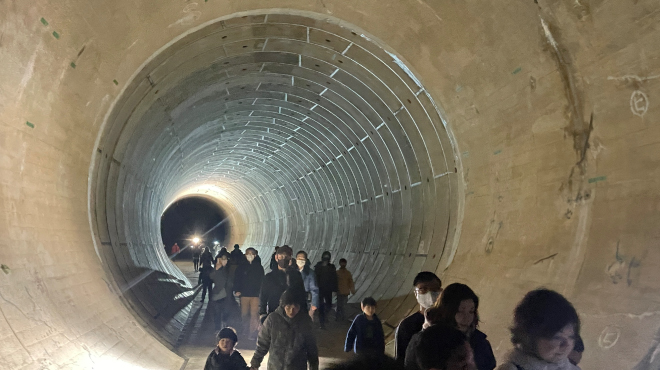 『巨大地下トンネル』神田川・環状七号線地下調節池ツアーへ、親子でご招待しました！ 