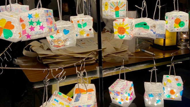 手作りソーラーランタン